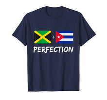 Load image into Gallery viewer, Jamaican Plus Cuban Perfection Heritage Flag Gift T-Shirt
