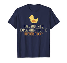 Load image into Gallery viewer, Programmer Rubber Duck Debugging T-Shirt Funny Gift Shirt
