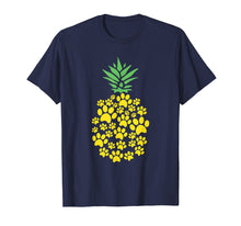 Load image into Gallery viewer, Cute Dog Paw Pineapple T-Shirt Dog Lover Hawaii Gift Tee
