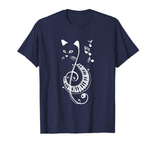 Load image into Gallery viewer, Cat lovers gifts-Musical Cat-Cat lovers Shirt Musician Gift
