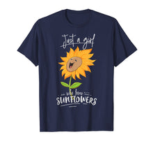 Load image into Gallery viewer, Sunflower Shirt Florist Floral Tshirt Flower Sunshine Gift
