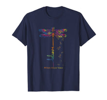 Load image into Gallery viewer, Multiple Sclerosis Warrior Dragonfly Tshirt Believe
