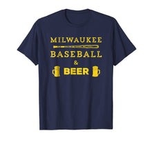Load image into Gallery viewer, Classic Milwaukee Baseball &amp; Beer Fan Retro T-Shirt
