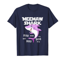 Load image into Gallery viewer, Meemaw Shark T-Shirt Mother Grandma Halloween Christmas
