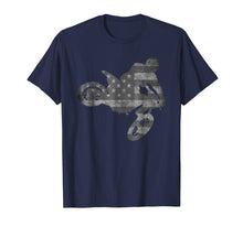 Load image into Gallery viewer, Dirt Bike American Flag T-Shirt | Motocross Enduro Shirt
