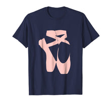 Load image into Gallery viewer, Ballet Dancer TShirt Pointe Shoe Ballerina Dancing Barre Tee
