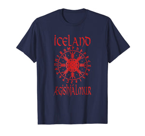 Aegishjalmur Iceland Viking Symbol Helm Of Awe T-Shirt
