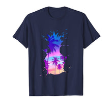Load image into Gallery viewer, Men's Women's T Shirt Palm Tree Colour Pineapple
