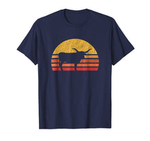 Load image into Gallery viewer, Distressed Retro Sun Silhouette Texas Longhorn T-shirt
