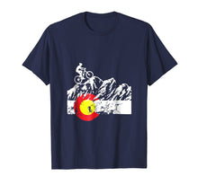 Load image into Gallery viewer, Colorado Mountain Biking - Cycling - Bicycle T-shirt
