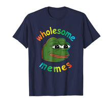 Load image into Gallery viewer, Wholesome memes PEPE rainbow frog smile dank meme rare Shirt
