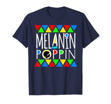 Load image into Gallery viewer, Melanin Poppin! Black Beauty African Pride T-Shirt
