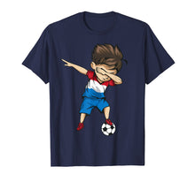 Load image into Gallery viewer, Dabbing Soccer Boy Netherlands Jersey Shirt - Dutch Football
