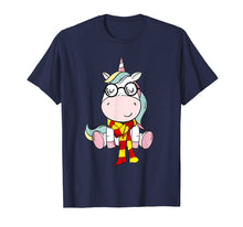 Load image into Gallery viewer, Funny Cute Unicorn Magical Nerd Wizard T-Shirt
