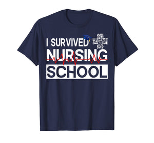 I Survived Nursing School T-Shirt Class of 2019 Graduation