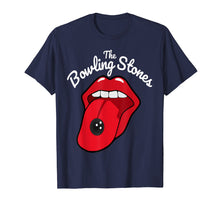 Load image into Gallery viewer, The Bowling Stones -amusing funny best bowling team t-shirt
