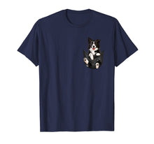 Load image into Gallery viewer, Dog in Your Pocket Border Collie t shirt tee shirt
