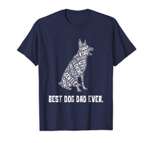 Load image into Gallery viewer, Best Dog Dad Ever Father's Day T-shirt for Dog Lovers
