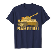 Load image into Gallery viewer, Panzer VI Tiger I Tank T Shirt Gift WW2 German Army Art
