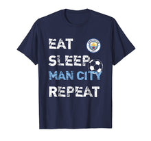Load image into Gallery viewer, Eat Sleep Man City Repeat T-Shirt
