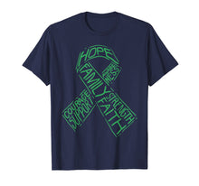 Load image into Gallery viewer, Mental Health Awareness Illness Green Ribbon Words Support T-Shirt
