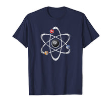 Load image into Gallery viewer, Billiards Pool Hall Sport T-Shirt Atom Science Vintage Retro
