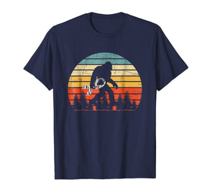 funny bigfoot support carcinoid cancer awareness t shirt