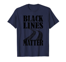 Load image into Gallery viewer, Drag Racing Gift for Race Lover Apparel Black Lines Shirt
