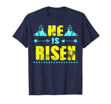 Load image into Gallery viewer, He Is Risen Shirt Christian Happy Easter Jesus T-shirt
