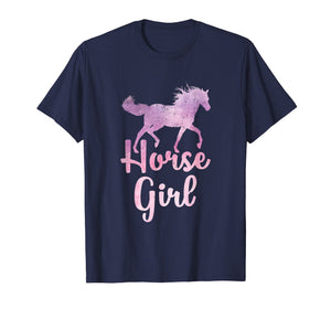 Horse Girl T Shirt Equestrian Horseback Riding Gift