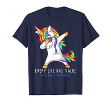 Load image into Gallery viewer, Every Life Has Value Child Abuse Awareness Shirt
