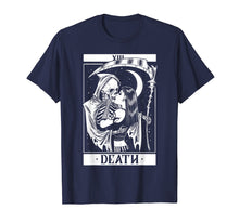 Load image into Gallery viewer, Blackcraft Vintage Death Tarot 13 Card Shirt The Reaper
