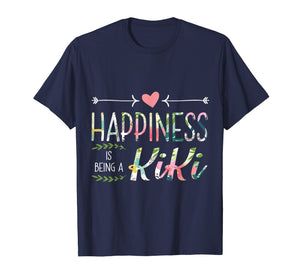 Happiness is being a kiki dad gift Flower T shirt
