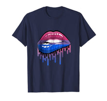Load image into Gallery viewer, Bisexual Flag Lips - Equality + Pride - Bisexual Shirts
