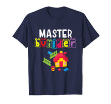 Load image into Gallery viewer, Master Builder Building Blocks Brick Builders Toys Shirt
