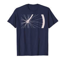 Load image into Gallery viewer, Bike Wheel Close Up of Radial Spokes T-shirt
