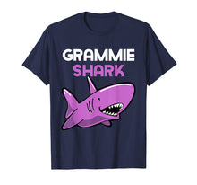 Load image into Gallery viewer, Grammie Shark Funny Family Gift Mother&#39;s Day T-Shirt
