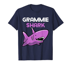 Grammie Shark Funny Family Gift Mother's Day T-Shirt