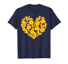 Load image into Gallery viewer, Rubber Duck Shirt Love &amp; Heart for Men &amp; Women as Quack Gift

