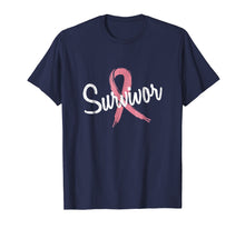 Load image into Gallery viewer, Breast Cancer Survivor T-Shirt Pink Ribbon Gift Tee
