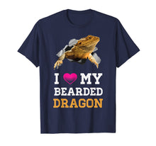 Load image into Gallery viewer, Bearded Dragon T Shirt I Love My Bearded Dragon T Shirt

