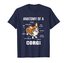 Load image into Gallery viewer, Anatomy of a Corgi T-Shirt Funny Dog Shirt
