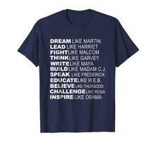 Load image into Gallery viewer, Inspirational Black History Influential Black Leaders Tee
