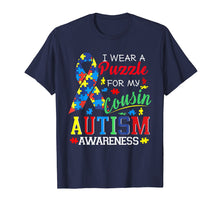 Load image into Gallery viewer, I wear a Puzzle for my Cousin - Autism Awareness shirt
