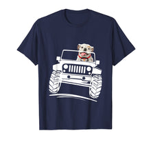 Load image into Gallery viewer, Bulldog Driving Jeep T-Shirt OffRoad Lovers Gift
