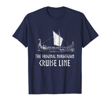 Load image into Gallery viewer, Viking Ship Cruise Line T-Shirt - Odin And Valhalla
