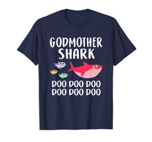 Load image into Gallery viewer, Godmother Shark Shirt Mothers Day For Matching Family Tee
