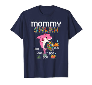 Mommy Shark Autism Awareness Shirt Mommy Baby Shark Autism