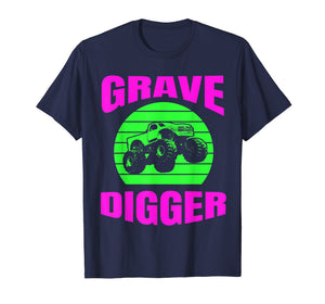 Monster Truck American Flag Racing USA Vintage T-Shirt