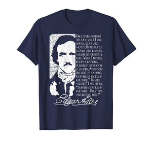 Edgar Allan Poe Raven Shirt Unique Literature Gift